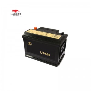 Batteria per auto 12V66A.